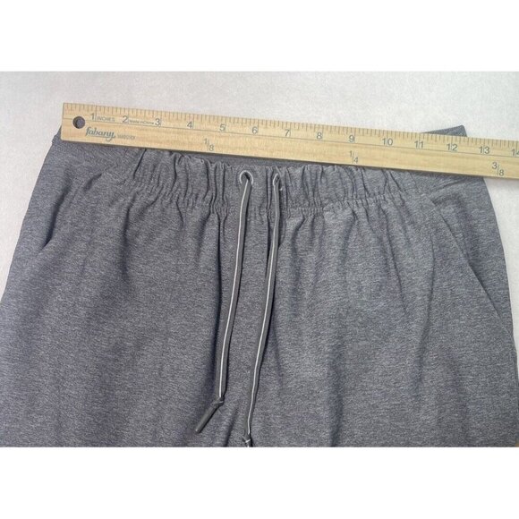 Lululemon Heathered Slate Gray Jet Crop Slim Pants Jogger Lounge Pants Women's 2 - Picture 3 of 6
